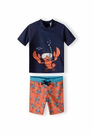 MINOTI 2 PIECE SHORT SLEEVE SET - Badpak - orange navy