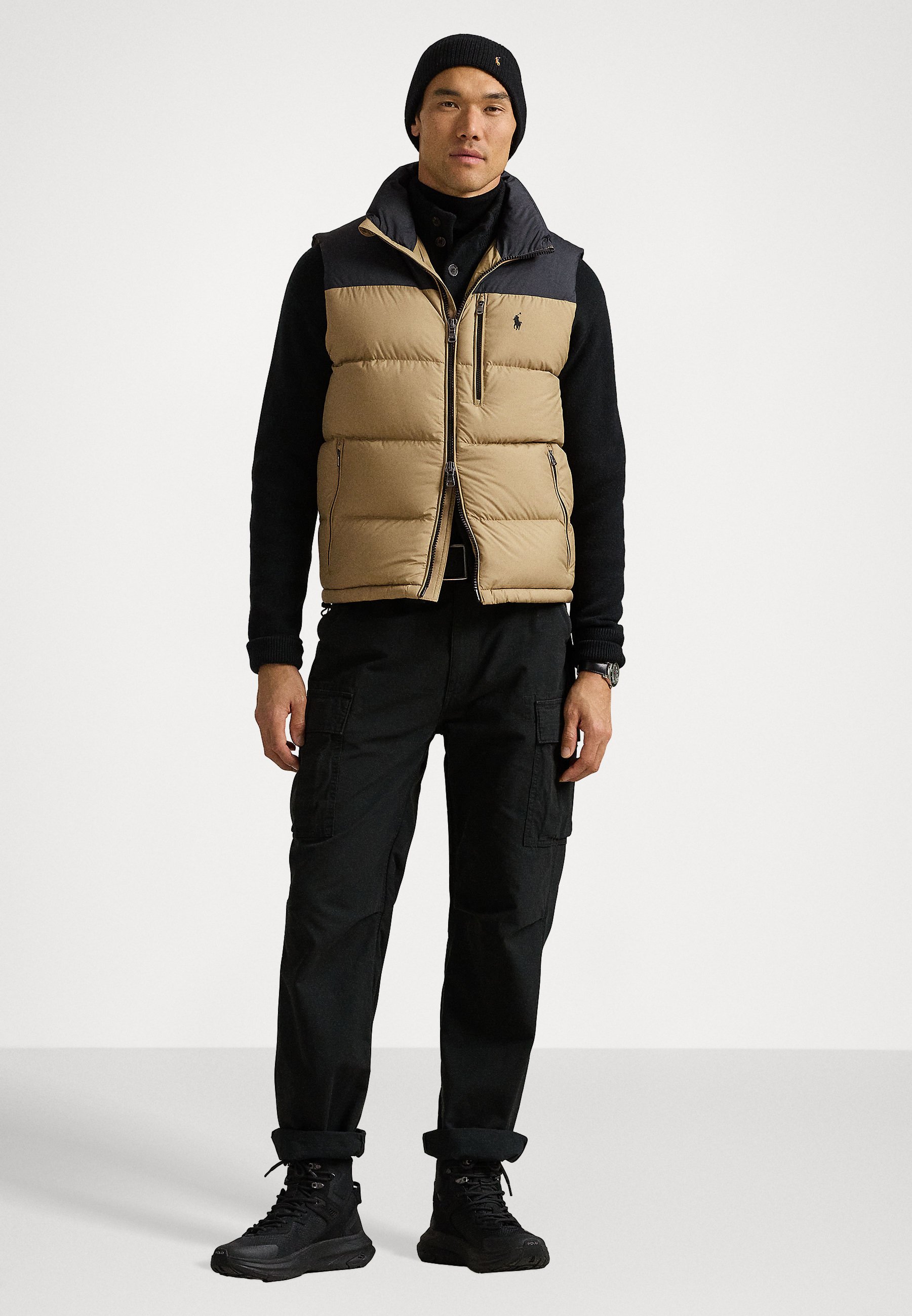 Polo Ralph Lauren THE GORHAM COLOR BLOCKED DOWN VEST - Waistcoat