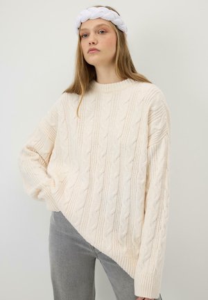 Pulóver - ecru