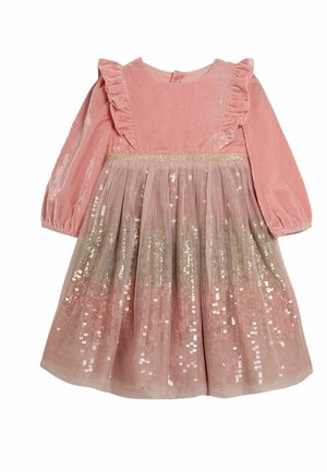 JoJo Maman Bébé RAINBOW SEQUIN - REGULAR FIT - Koktélruha / Partiruha - pink