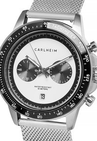 Carlheim RACING AKSEL  - Cronógrafo - silver coloured white black