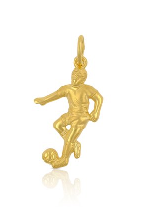 FUSSBALL   - Ciondolo - gelbgold-coloured