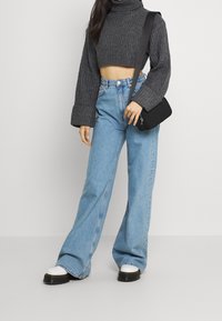 Gina Tricot Stickad tröja - mottled dark grey