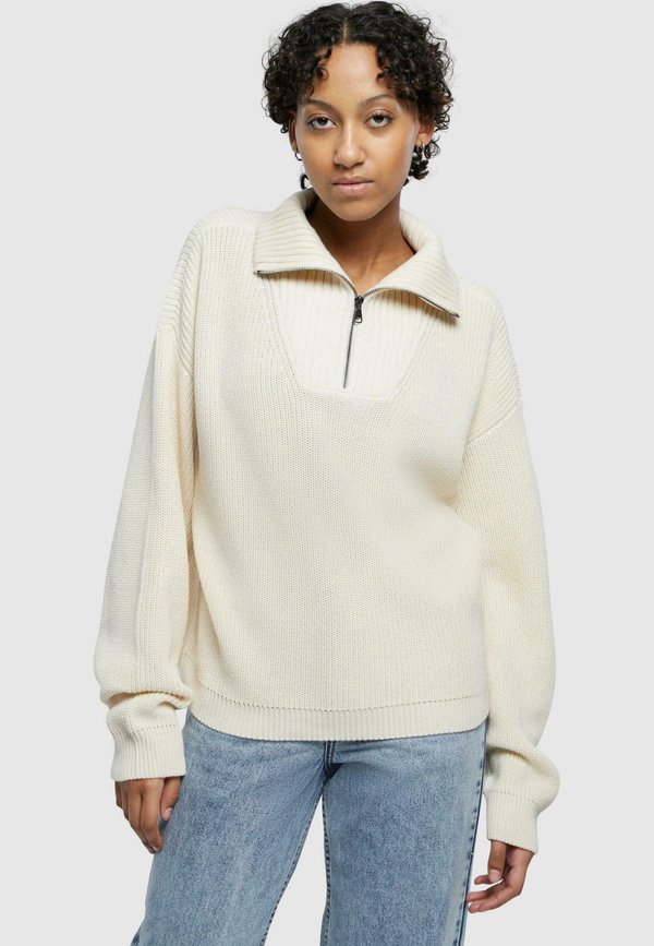 TROYER - Strickpullover - sand