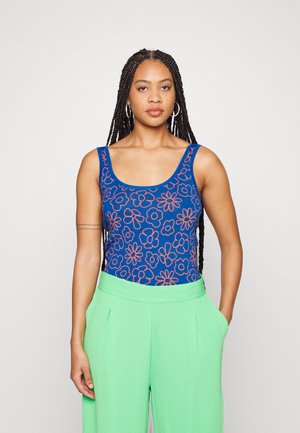 Cotton On Curve CURVE  KNIT NECK TANK - Top - blue