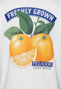 Pegador LANDON TEE - Print T-shirt - white