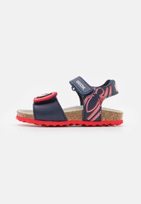 Geox MARVEL SPIDERMAN CHALKI BOY - Sandali - dark navy/red