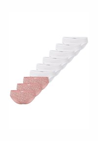 Unausgewählt, weiß/pink