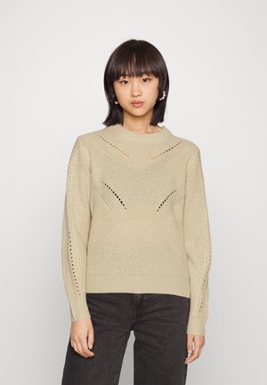 LENETTE O NECK - Jumper - cement