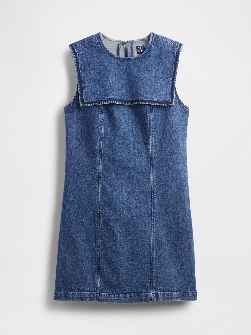 GAP Jeansjurken blauw
