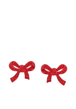 LOVE SPELL PAVÉ BOW STUD - Boucles d'oreilles - red