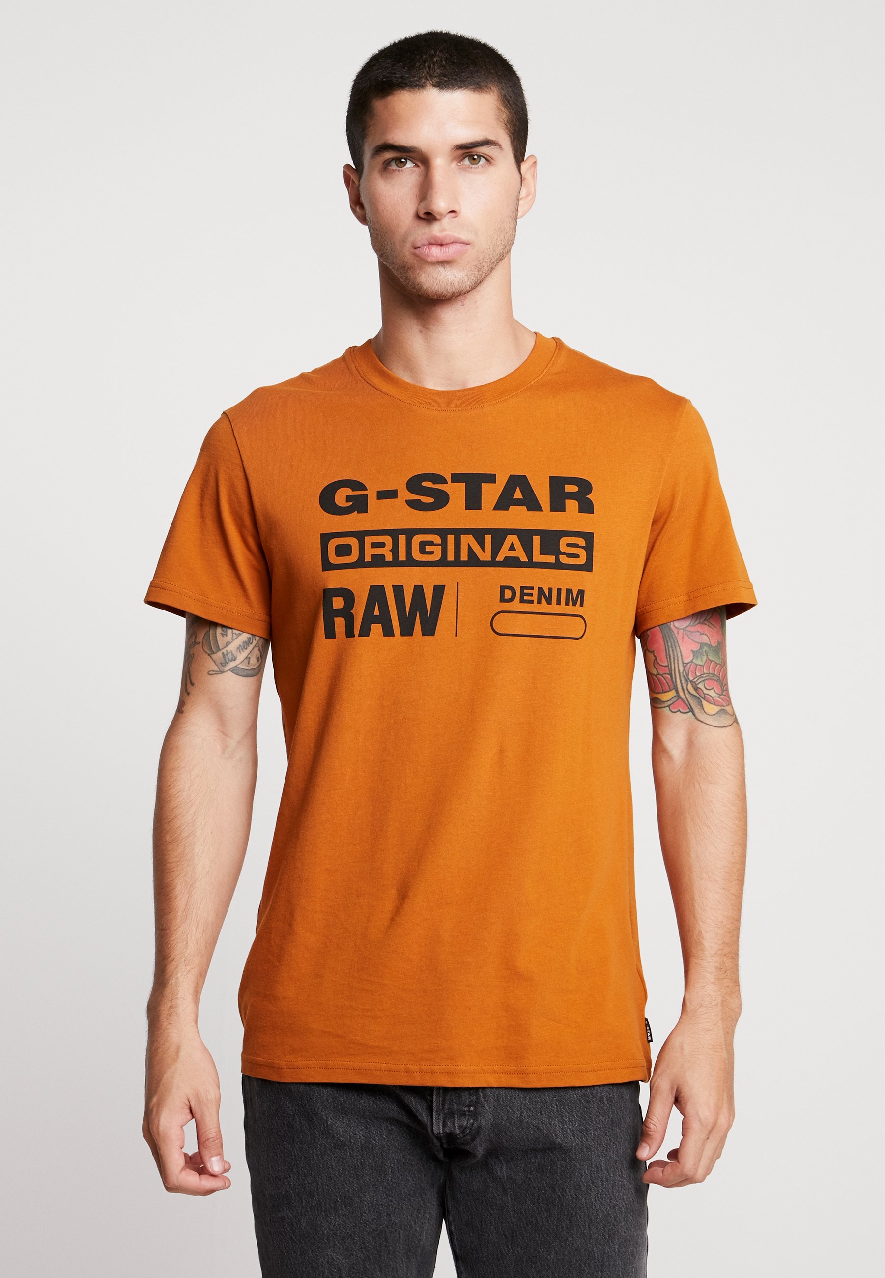 G-STAR RAW Graphic 8 Straight Camiseta sin Mangas para Hombre