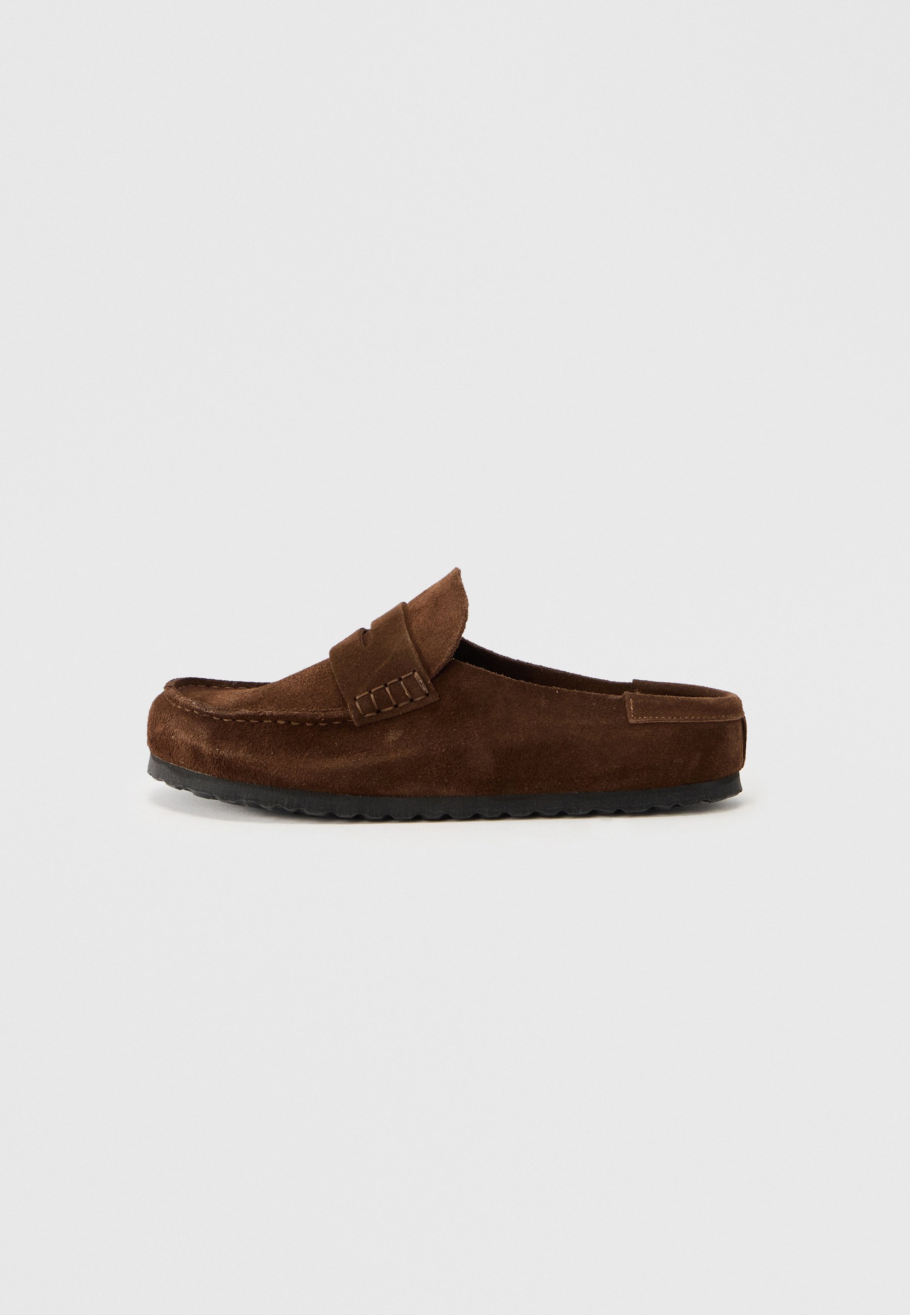 Birkenstock Men\'s Suede Moc Toe Slip-On Loafers - Tan Brown Step into style and comfort with the Birkenstock Men main image 2
