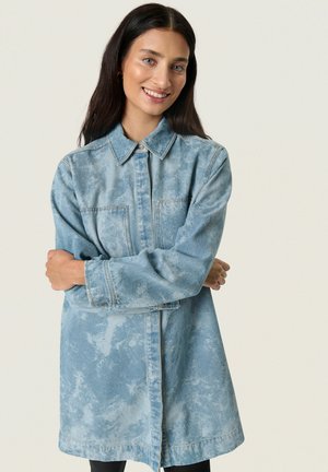 Soaked in Luxury Denim dress - fuzzy blue denim