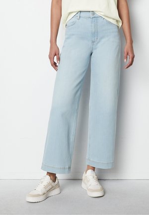 Wide leg - bleached denim