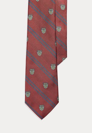 STRIPED SILK REPP CLUB TIE - Cravatta - pink