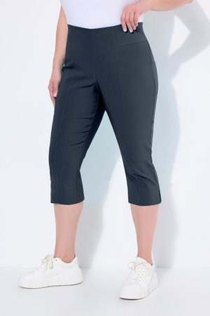 Ulla Popken, 3/4 LENGTH TROUSERS ELASTIC WAIST - Broek - dark blue