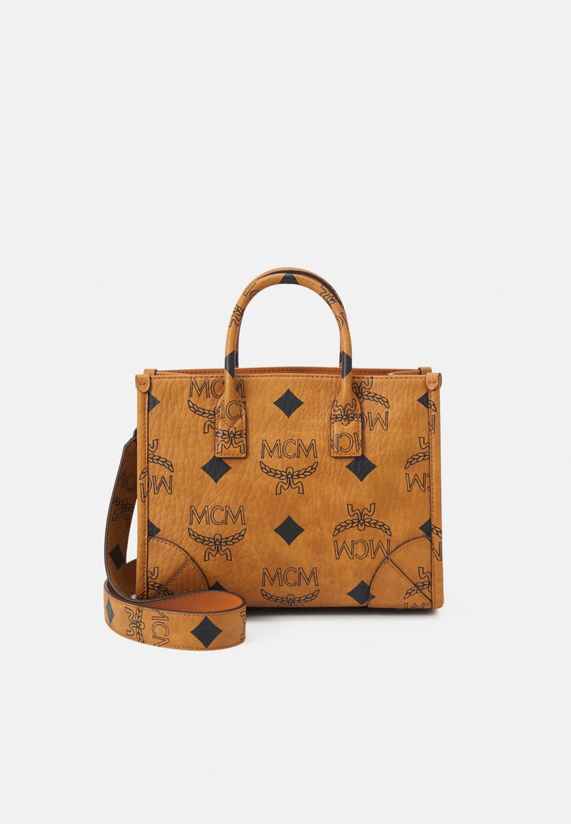 MCM MUNCHEN VISETOS TOTE SML Tote bag cognac Zalando.ie