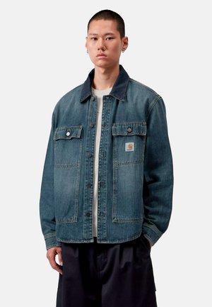Carhartt WIP, OAKLAND SHIRT JACKET - Giacca di jeans - blue   dark navy