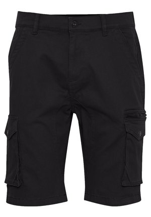 Fekete cargo sort, két oldalsó zsebbel és két elülső zsebbel. Tartós anyagból készült, strukturált szabással és zökkenőmentes kivitelezéssel.