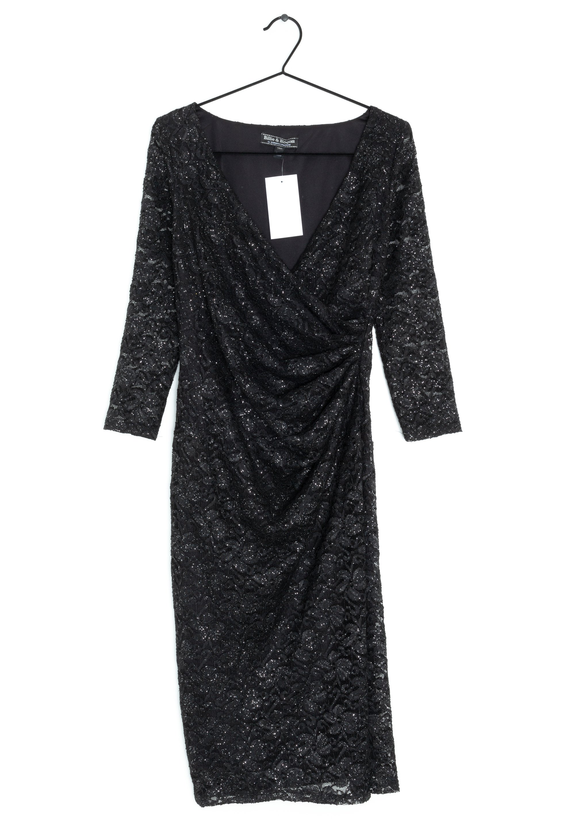 dorothy perkins black sequin dress Women's Velvet Sequin Wrap Midi Dress, Bronze
