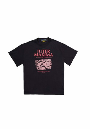 MAXIMA - T-shirt con stampa - nero