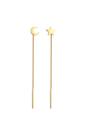 STAR, MOON - Ohrringe - gold-coloured