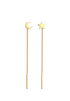 Elli STAR, MOON - Ohrringe - gold-coloured