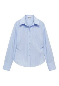 Mango Blúzka so zapínaním na gombíky - light blue