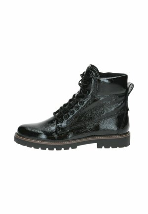 Caprice Bottines à lacets - black naplak