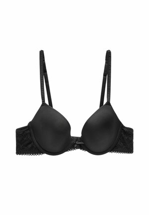 PAD PLUNGE - Tugitraadiga rinnahoidja - black