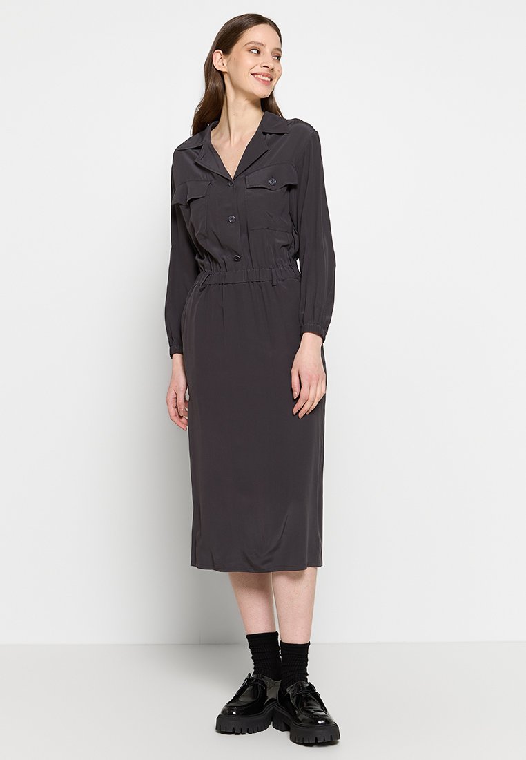 ASPESI Jurk antraciet ASPESI Jurk antraciet