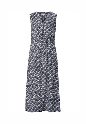 Street One, MIDIKLEID MIT SPLIT NECK UND ZIPPER - Robe de jour - shadowed navy