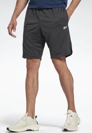 WORKOUT READY MÉLANGE - Krótkie spodenki sportowe - black