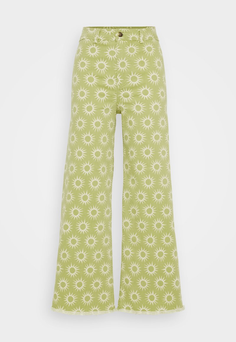 Billabong Flared Jeans groen