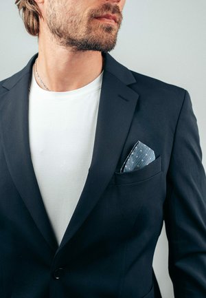 Sangar, MAYFAIR DOT POCKET SQUARE - Pochet - ashy blue