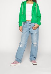 adidas Originals Tröja med dragkedja - green