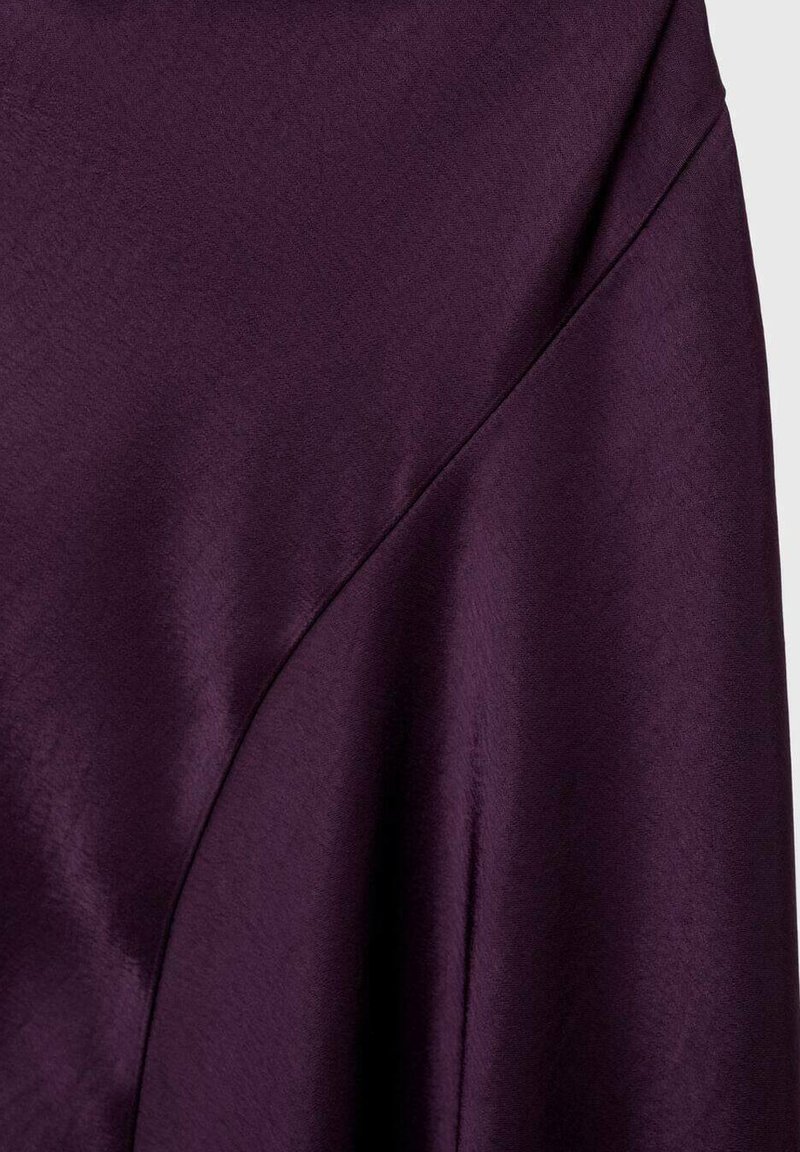 Robe Mango Fleurie Lilas, Une épaule, Avec Volants, Taille 8, Occasion Très Bon état