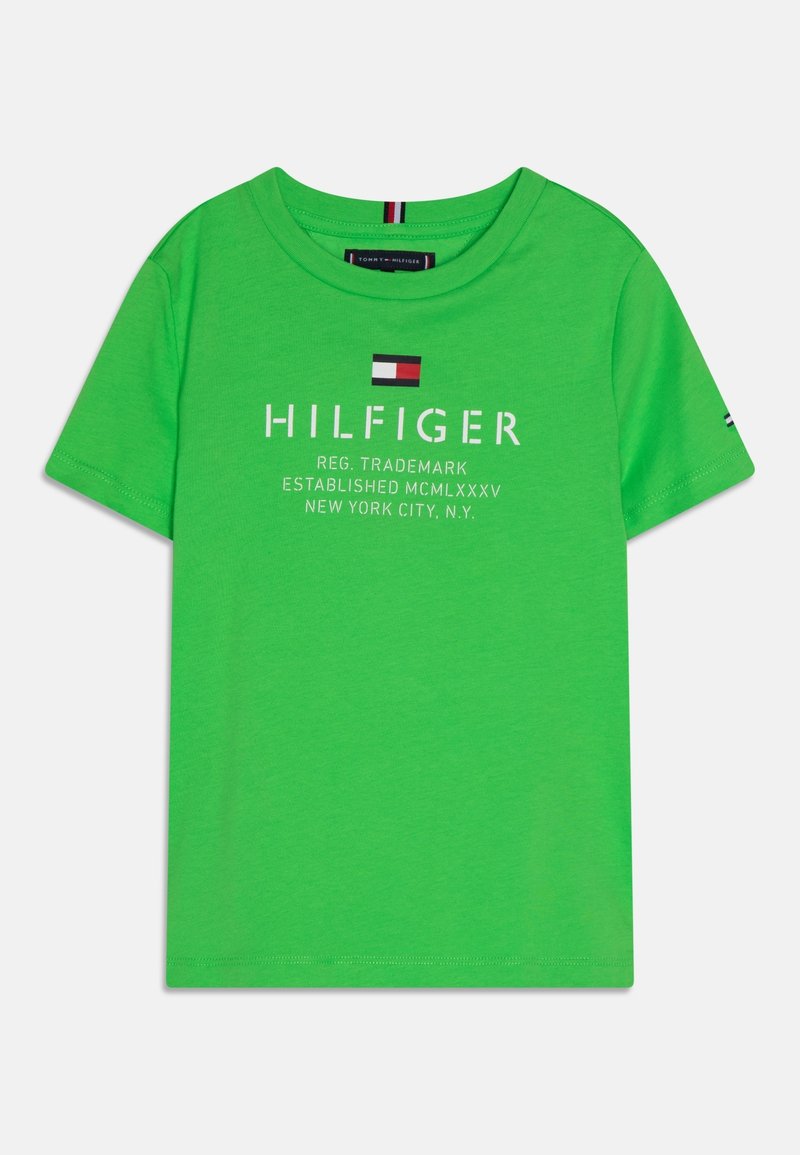 Tommy Hilfiger LOGO TEE - T-shirt med print - spring lime