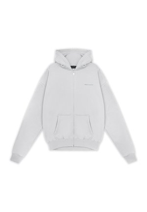 Pegador COLNE LOGO JACKET - Tröja med dragkedja - washed clear grey