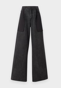 REWORKED WITH CONTRAST POCKETS - Relaxed fit jeans - grey
