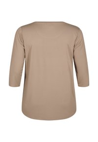 Active by Zizzi MIT 3/4-ÄRMELN - Langarmshirt - walnut