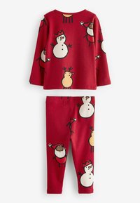 Next LONG SLEEVE REGULAR FIT SET - Leggingsit - red santa