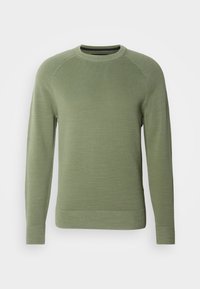 CREWNECK WITH RAGLAN WAVE STRUCTURE - Pulóver - victorian mist
