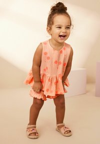 Next TEXTURED SLEEVELESS PEPLUM SET REGULAR FIT - Shorts - orange spot