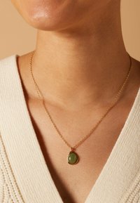 Lucardi VINTAGE - Ketting - gold coloured green