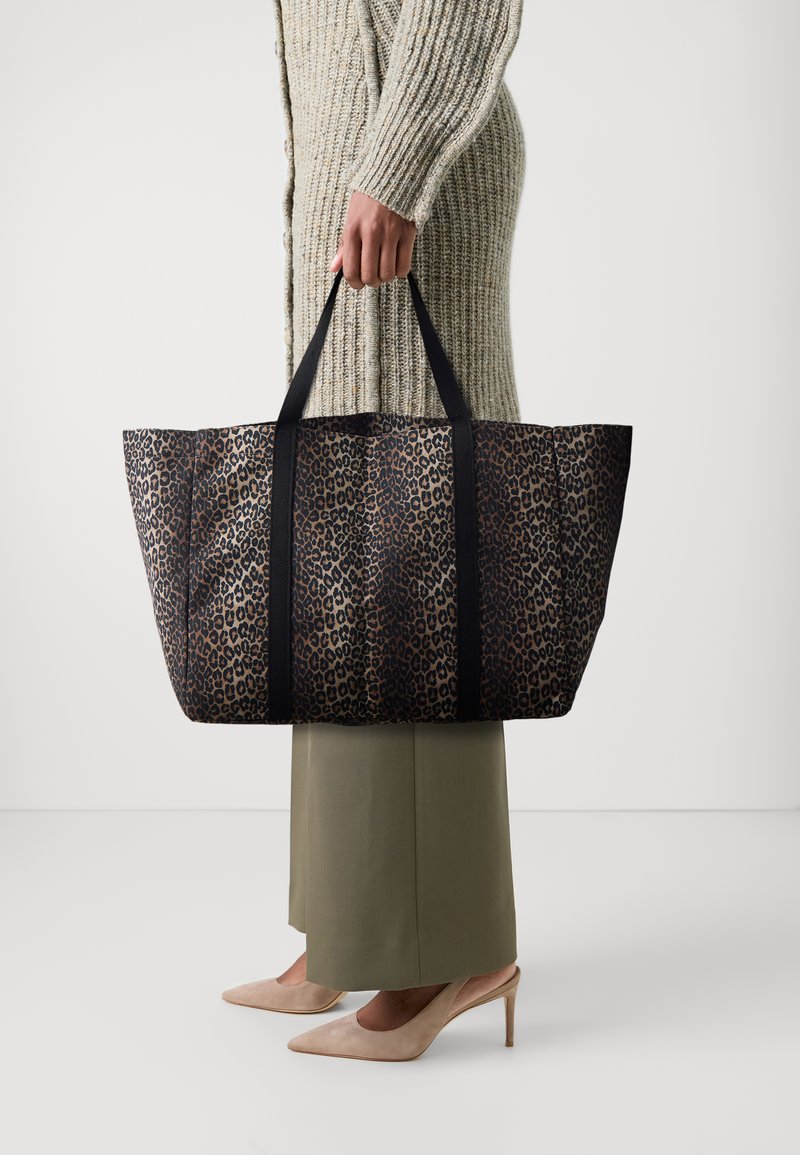 ONLY ONLLIZ BEACH TOTE BAG - Cabas - humus