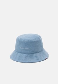 Tommy Jeans - LINEAR LOGO BUCKET HAT UNISEX - Klobuk - denim Miniaturna slika 1