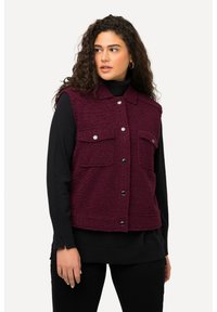 Ulla Popken Vest - dark red