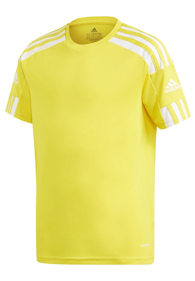adidas Performance SQUADRA 21 TRIKOT - T-shirt con stampa - yellow